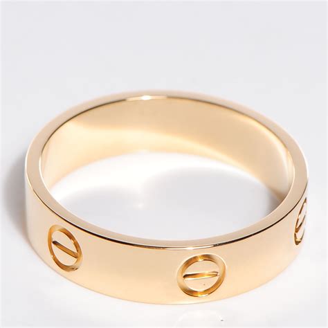 cartier ring 18k gold